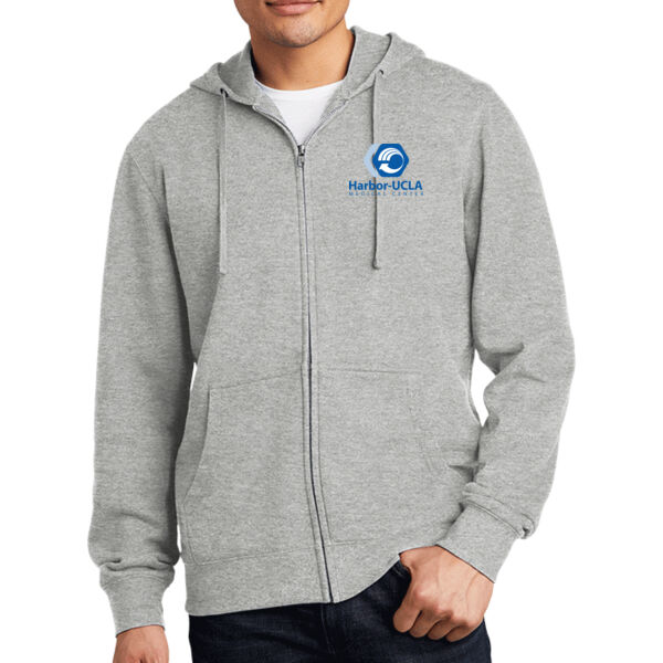 Full Zip Hoodie w/ Standard HUMC Logo and LA County Logo on Sleeve Thumbnail