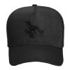 OTTO CAP Cotton Blend Twill 5 Panel Mid Profile Mesh Back Trucker Hat Thumbnail