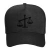 OTTO CAP Cotton Blend Twill 5 Panel Mid Profile Mesh Back Trucker Hat Thumbnail