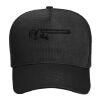 OTTO CAP Cotton Blend Twill 5 Panel Mid Profile Mesh Back Trucker Hat Thumbnail