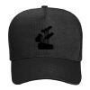 OTTO CAP Cotton Blend Twill 5 Panel Mid Profile Mesh Back Trucker Hat Thumbnail