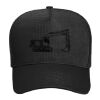 OTTO CAP Cotton Blend Twill 5 Panel Mid Profile Mesh Back Trucker Hat Thumbnail