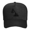 OTTO CAP Cotton Blend Twill 5 Panel Mid Profile Mesh Back Trucker Hat Thumbnail