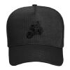 OTTO CAP Cotton Blend Twill 5 Panel Mid Profile Mesh Back Trucker Hat Thumbnail