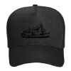 OTTO CAP Cotton Blend Twill 5 Panel Mid Profile Mesh Back Trucker Hat Thumbnail