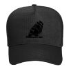 OTTO CAP Cotton Blend Twill 5 Panel Mid Profile Mesh Back Trucker Hat Thumbnail