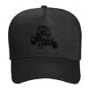 OTTO CAP Cotton Blend Twill 5 Panel Mid Profile Mesh Back Trucker Hat Thumbnail